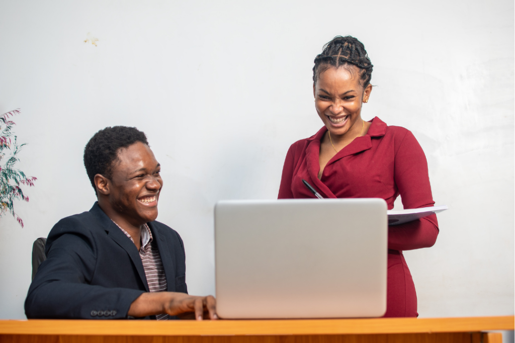 Professional NetSuite consultant in Calgary collaborating with business team in modern office